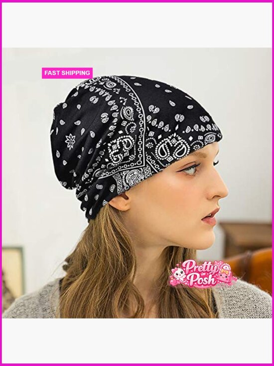 Cotton Slouchy Beanie Cap Scarf for Chemo Hair Loss main image 6